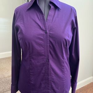 Worthington Deep Purple Button Down Shirt